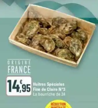 G20 Huitres Spéciales Fine de Claire Nº3 offre