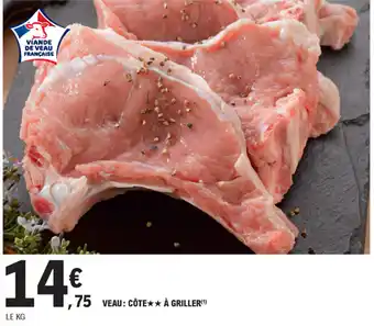 E.Leclerc Veau : côte à griller offre