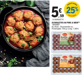 E.Leclerc 28 Boulettes au porc & bœuf offre