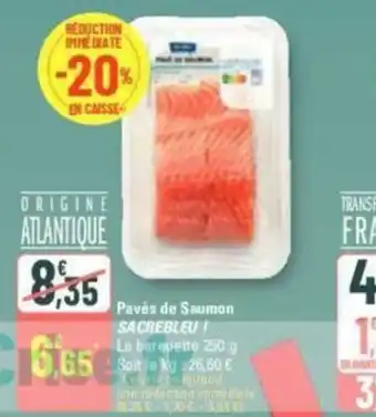 G20 Pavés de Saumon SACREBLEU! offre