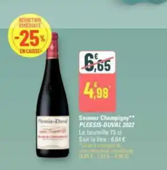 Saumur Champigny PLESSIS-DUVAL 2022