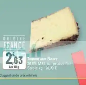 G20 Tomme aux Fleurs offre
