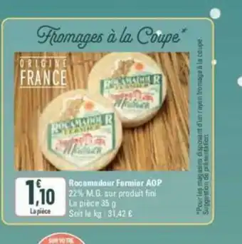 G20 Rocamadour Fermier AOP offre