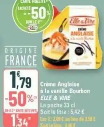 G20 Crème Anglaise à la vanille Bourbon offre
