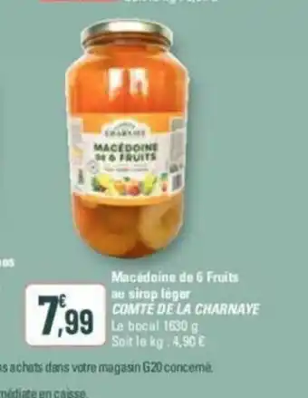 G20 Macédoine de 6 Fruits au sirop léger offre