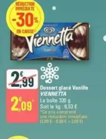 G20 Dessert glacé Vanille VIENNETTA offre