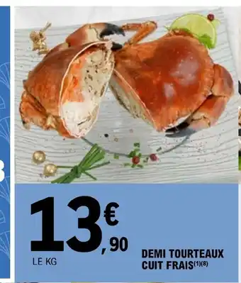 E.Leclerc DEMI TOURTEAUX CUIT FRAIS offre