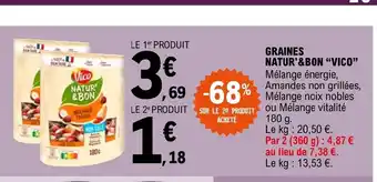 E.Leclerc GRAINES NATUR'&BON "VICO offre
