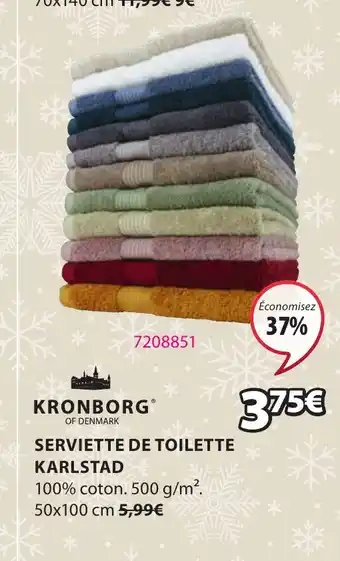JYSK SERVIETTE DE TOILETTE KARLSTAD offre