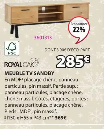 JYSK MEUBLE TV SANDBY offre