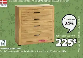 JYSK COMMODE LINTRUP offre