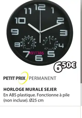 JYSK HORLOGE MURALE SEJER offre