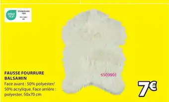 JYSK FAUSSE FOURRURE BALSAMIN offre