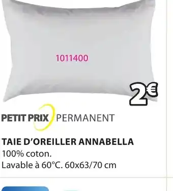 JYSK TAIE D'OREILLER ANNABELLA offre