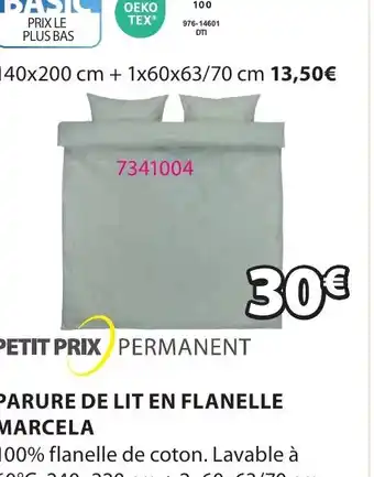 JYSK PARURE DE LIT EN FLANELLE MARCELA offre