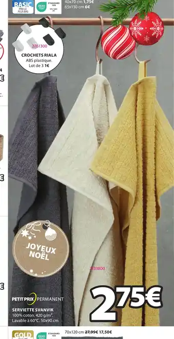 JYSK SERVIETTE SVANVIK offre