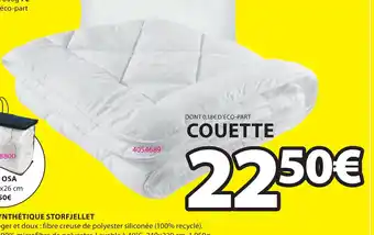 JYSK COUETTE SYNTHÉTIQUE STORFJELLET offre