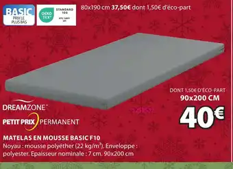 JYSK MATELAS À RESSORTS PLUS $35 offre