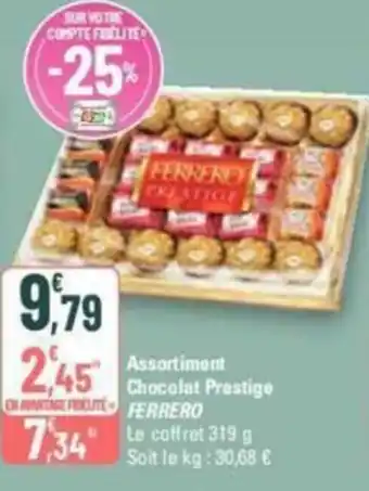 G20 Assortiment Chocolat Prestige FERRERO offre