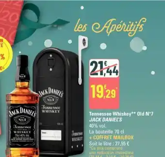 G20 Tennessee Whiskey** Old N°7 JACK DANIEL'S offre