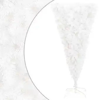 Bricorama Vidaxl sapin de noël artificiel renversé avec support blanc 180 cm offre