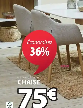 JYSK CHAISE offre