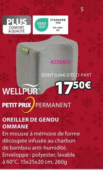 JYSK OREILLER DE GENOU OMMANE offre