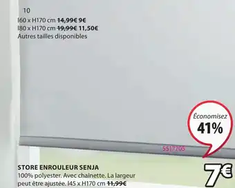 JYSK STORE ENROULEUR SENJA offre