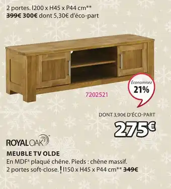 JYSK MEUBLE TV OLDE offre
