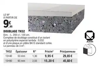 DOUBLAGE TH32