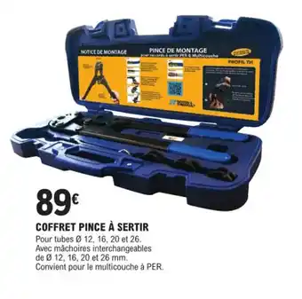 COFFRET PINCE Ă SERTIR
