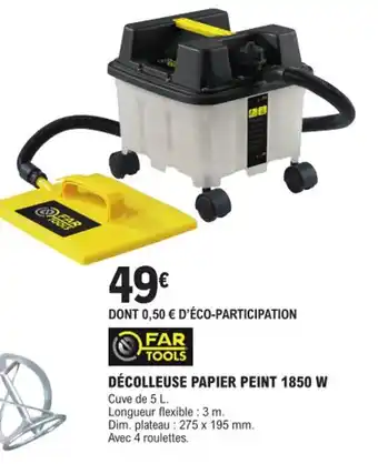 DÉCOLLEUSE PAPIER PEINT 1850 W