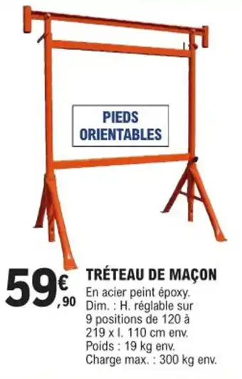 TRÉTEAU DE MAÇON
