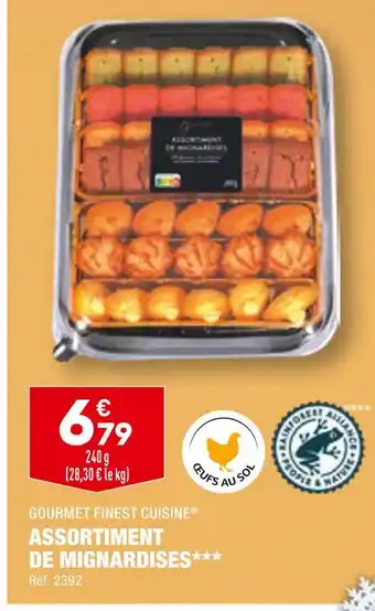 ALDI Gourmet finest cuisine assortiment de mignardises offre