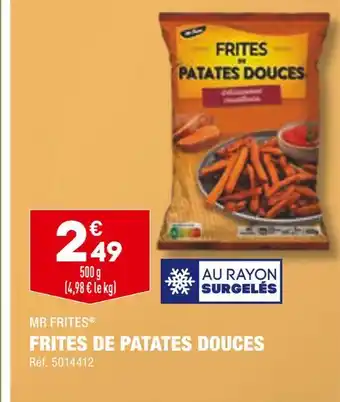 ALDI Mr frites frites de patates douces offre
