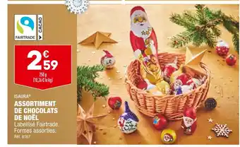 ALDI Isaura assortiment de chocolats de noël offre