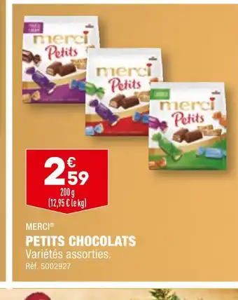 ALDI Merci petits chocolats offre