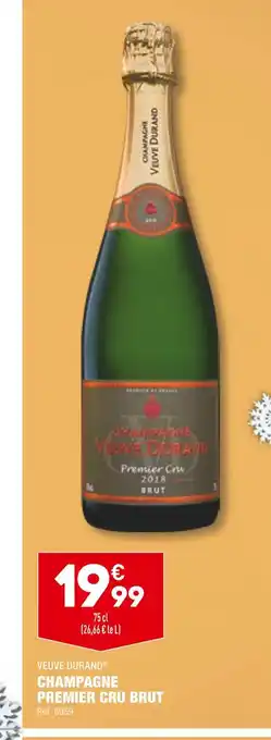 ALDI Veuve durand champagne premier cru brut offre