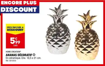 ALDI Home creation ananas décoratif offre