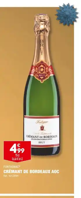 ALDI Fontagnac crémant de bordeaux aoc offre