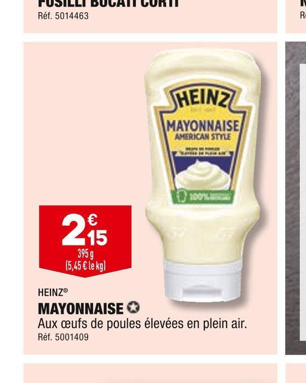 Promo Heinz mayonnaise chez ALDI