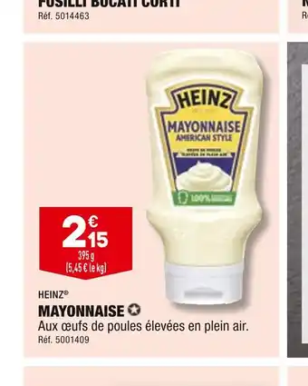 ALDI Heinz mayonnaise offre
