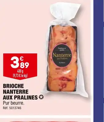 ALDI Brioche nanterre aux pralines offre