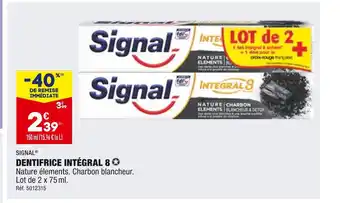 ALDI Signal dentifrice intégral 8 offre