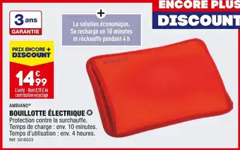 ALDI Ambiano bouillotte électrique offre