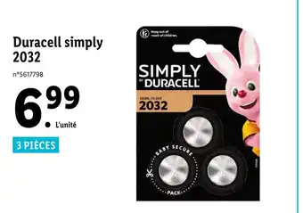 Duracell duracell simply 2032