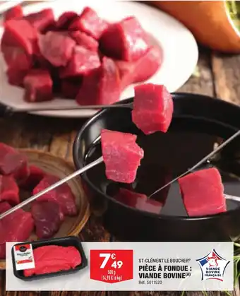 ALDI PIÈCE À FONDUE : VIANDE BOVINE(A) offre