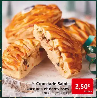 Croustade saint jacques et écrevisses