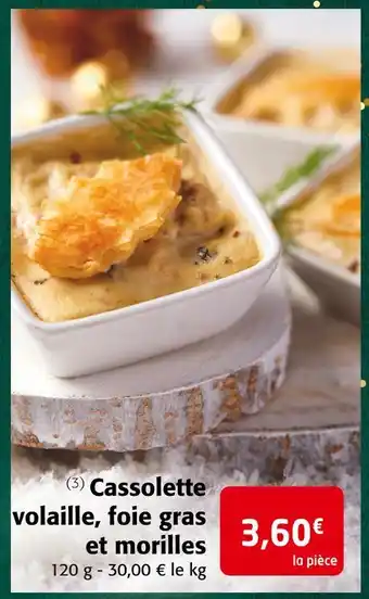 Colruyt Cassolette volaille, foie gras et morilles offre