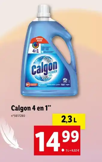Lidl Calgon calgon 4 en 1 offre
